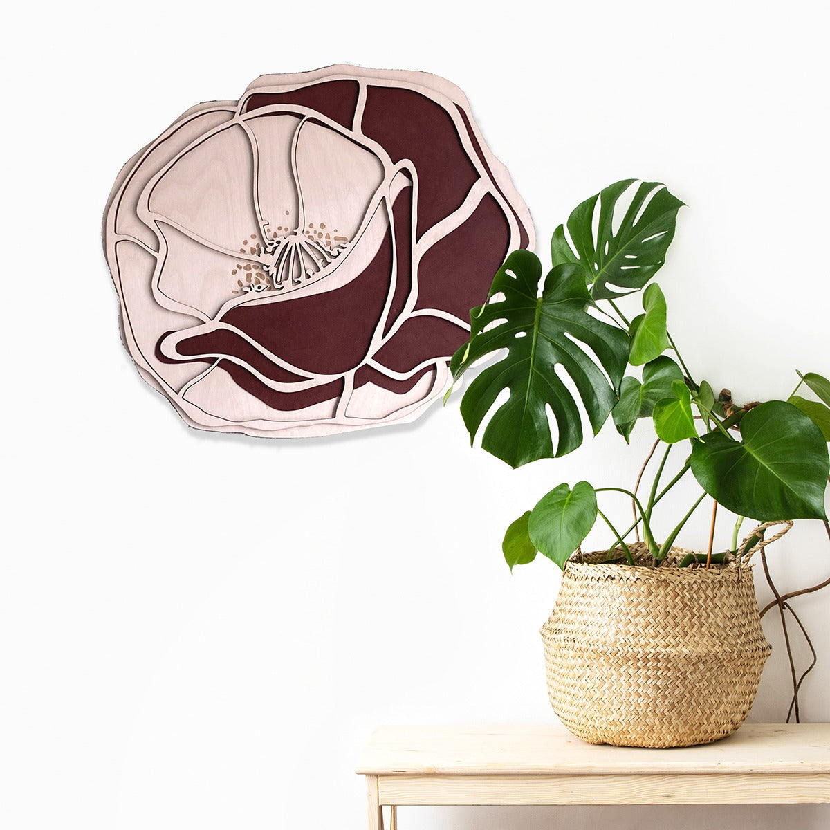 Poppy 3D Wall art  - L limited edition