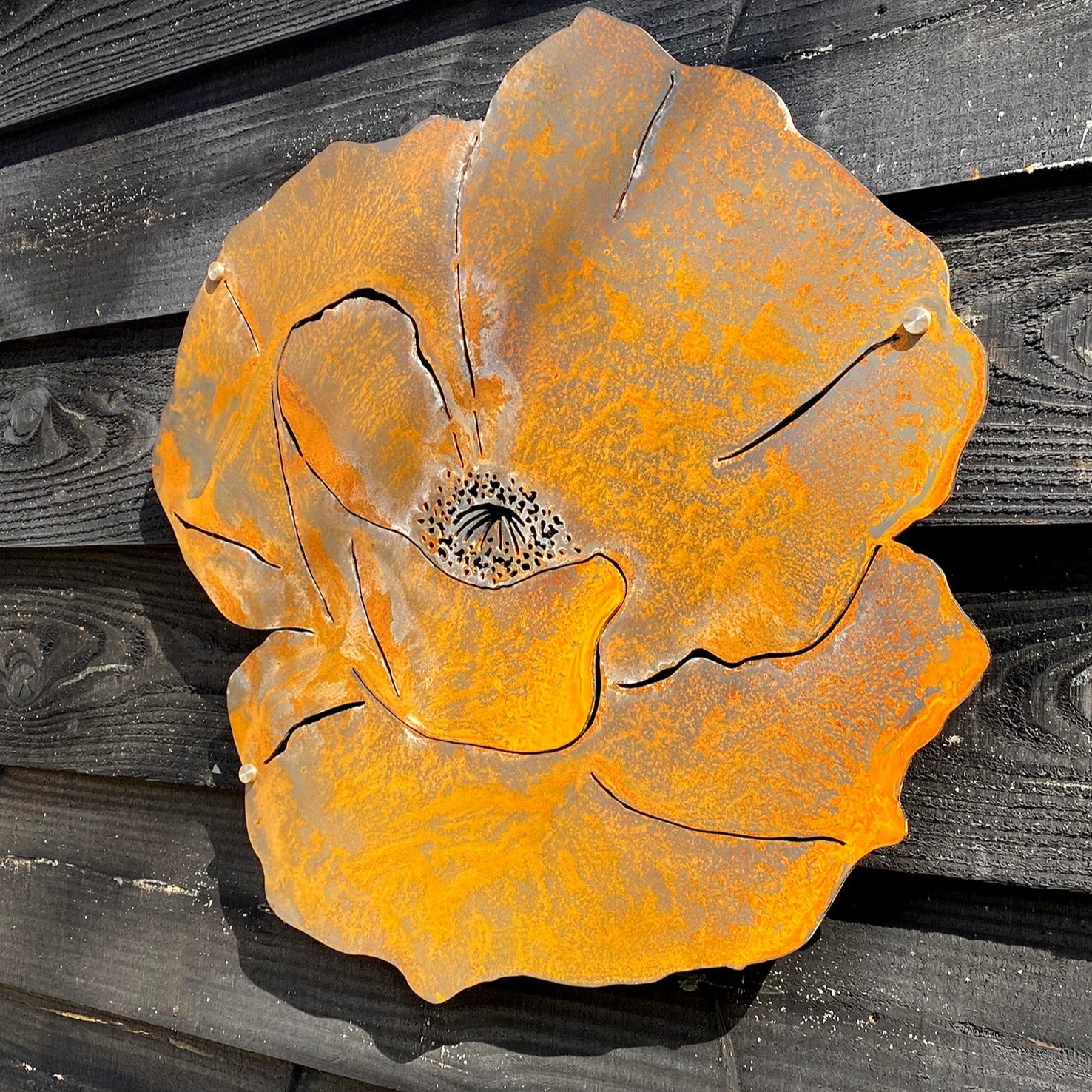 Poppy Cortenstaal - Muurbloem