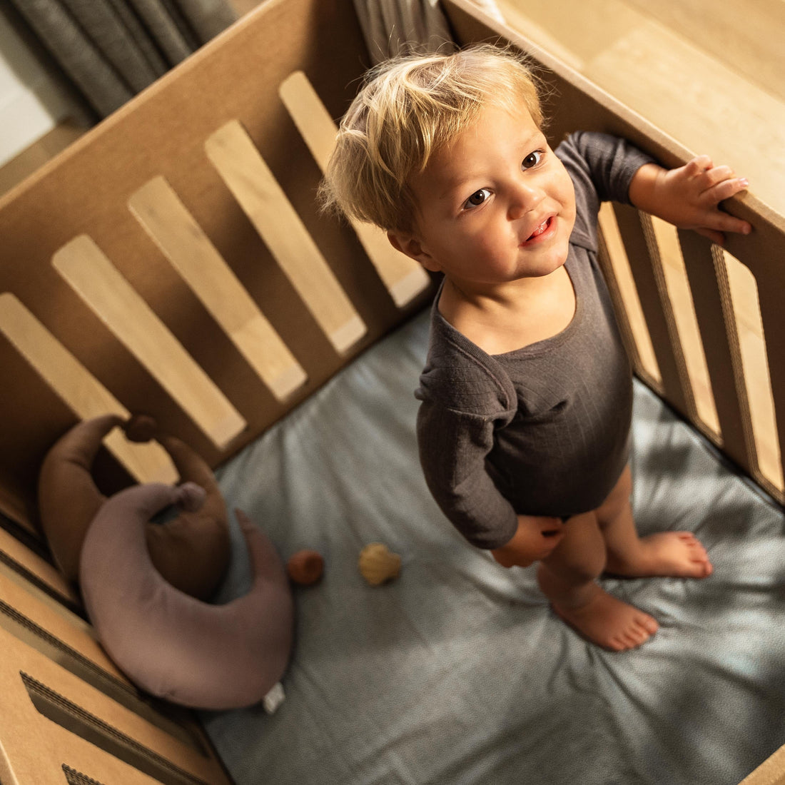 MATTY Speel- en Boxmat grijs