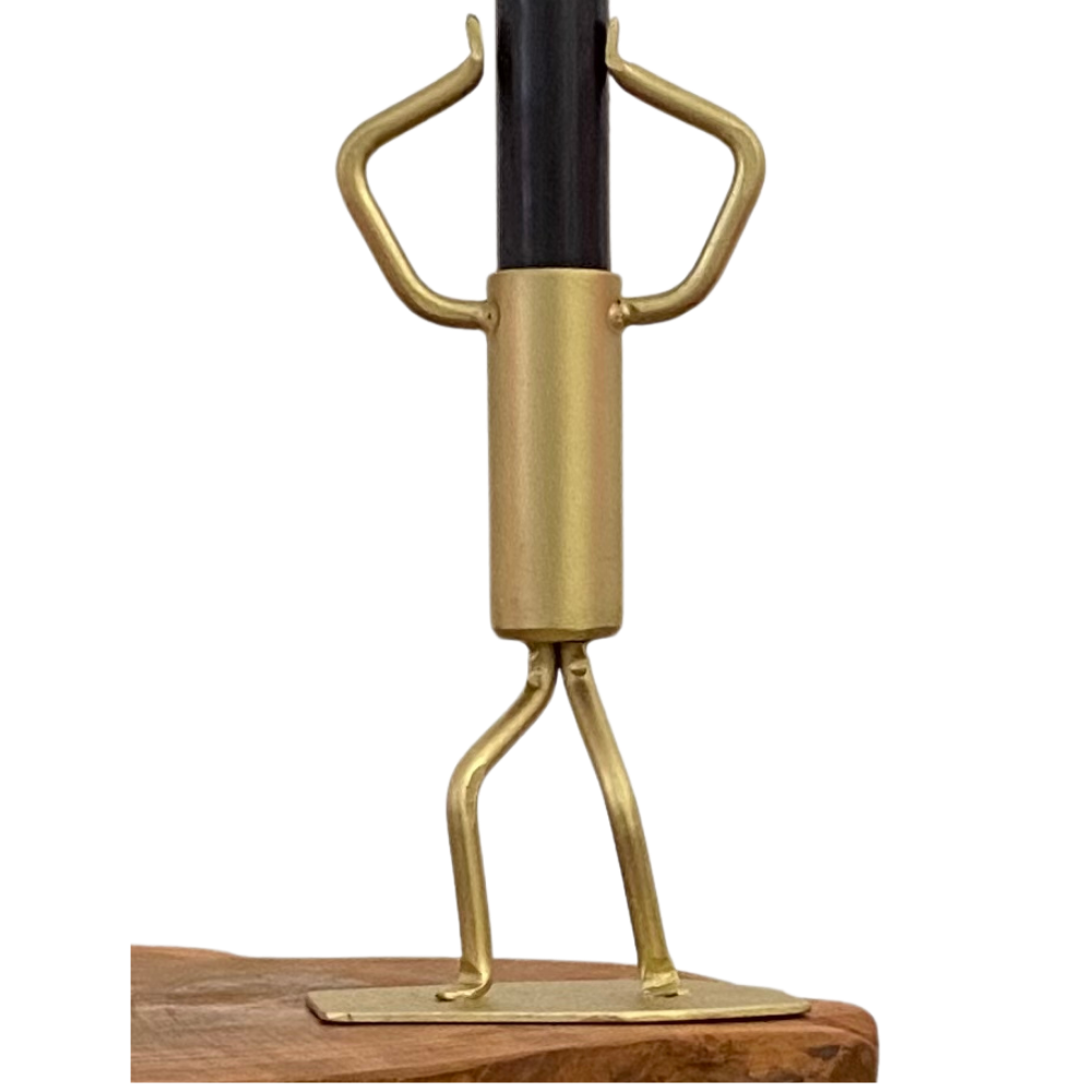 In vuur en vlam - Handgemaakte kaarsenstandaard