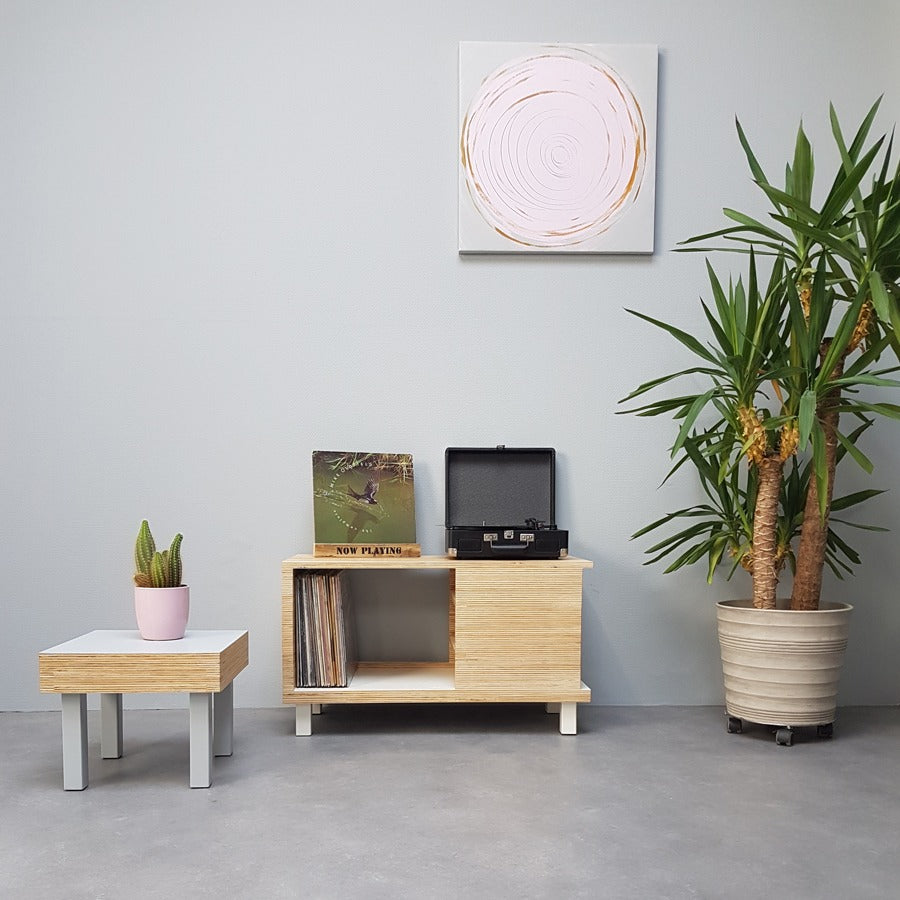 Platenkast multiplex laagjes