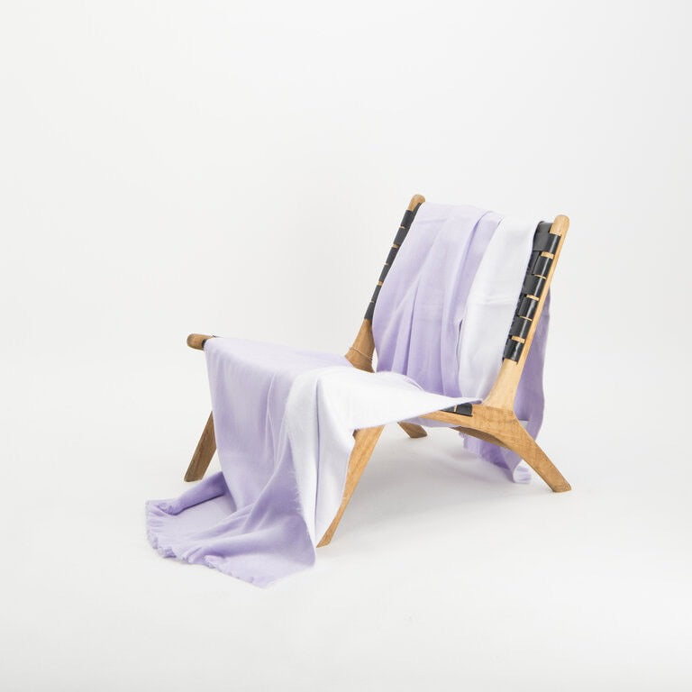 Double Plaid Lavender White