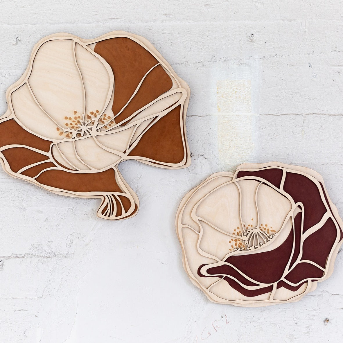 Poppy 3D Wall art  - XL limited edition