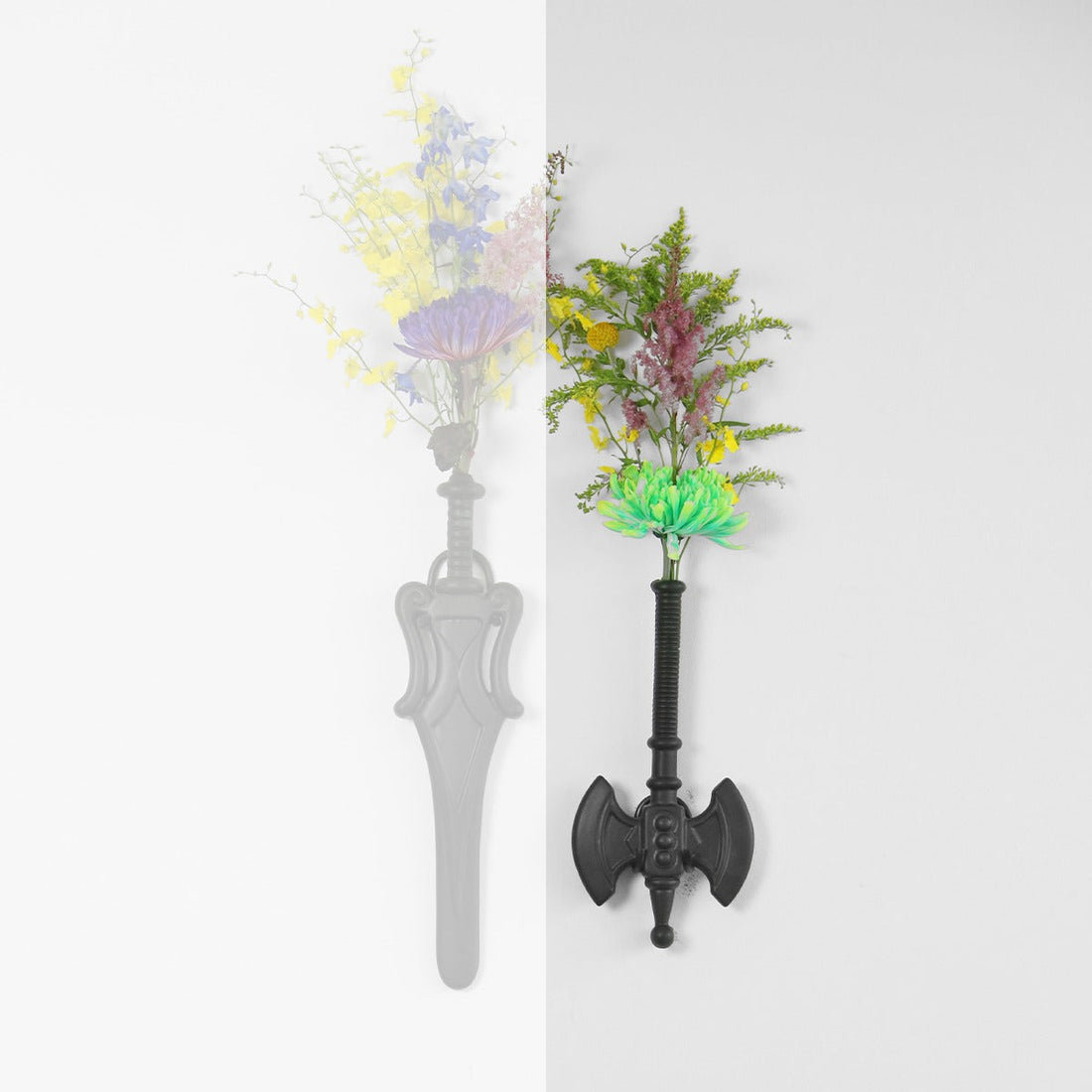 Flower Power Ax - Zwart