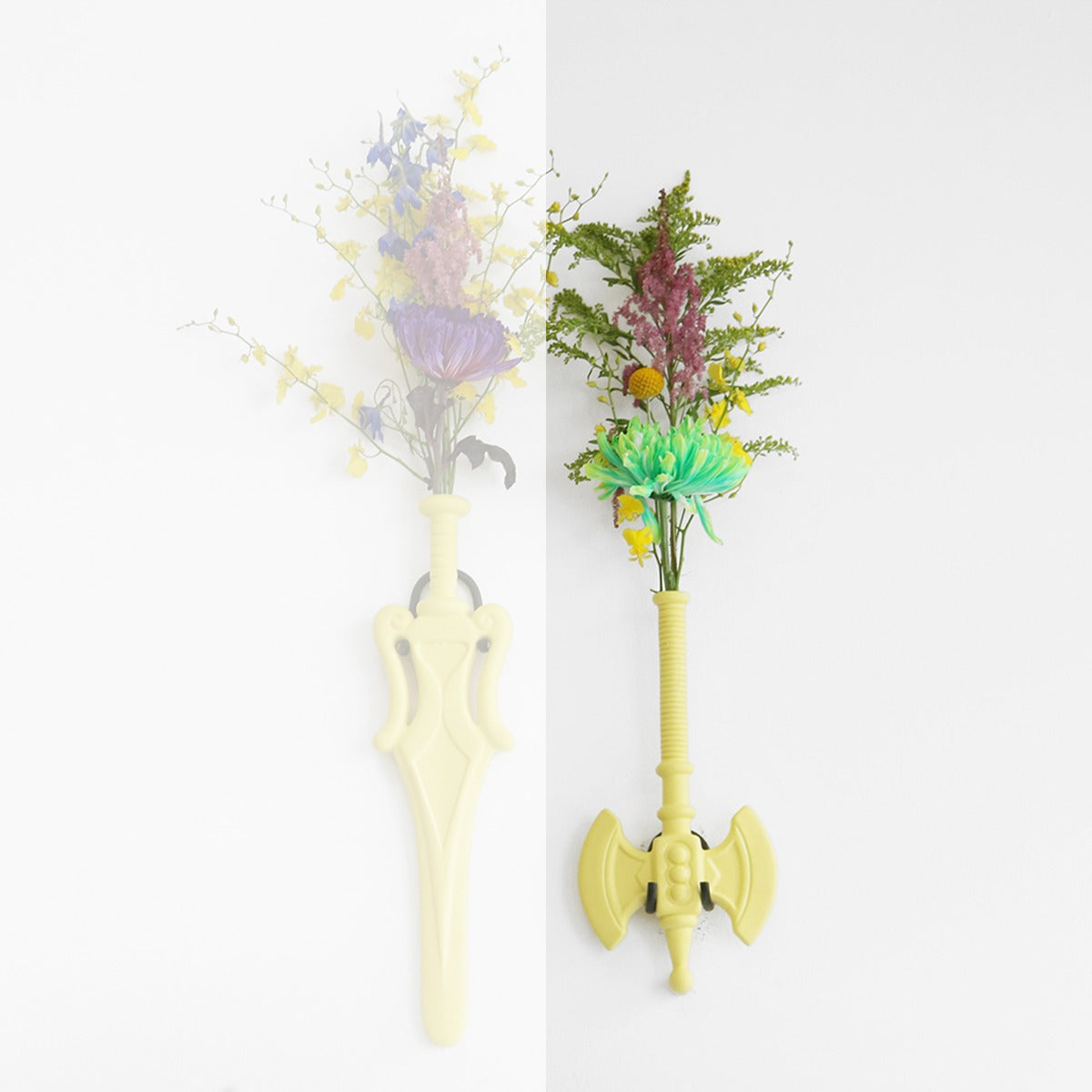 Flower Power Ax - Geel
