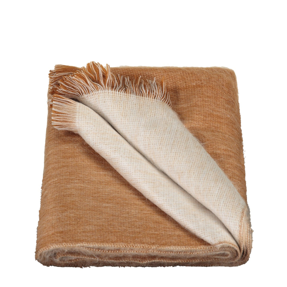 Dubbele Sjaal/Omslagdoek Roest/Naturel