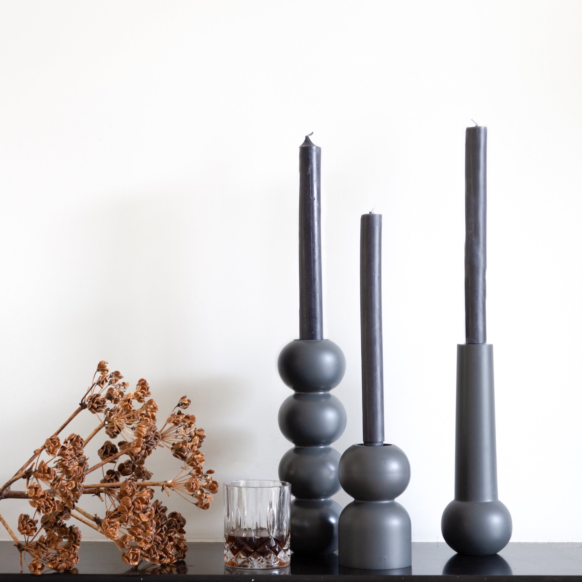 LEMON LILY Set kandelaars mix (3x)