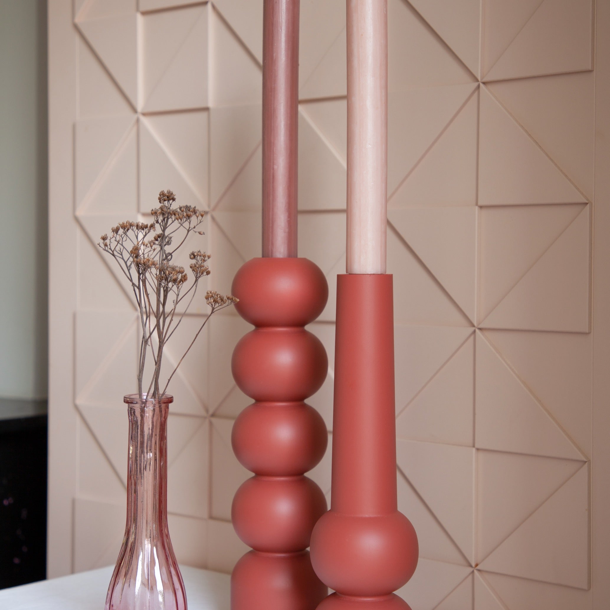 LEMON LILY Set kandelaars high  (2x) -