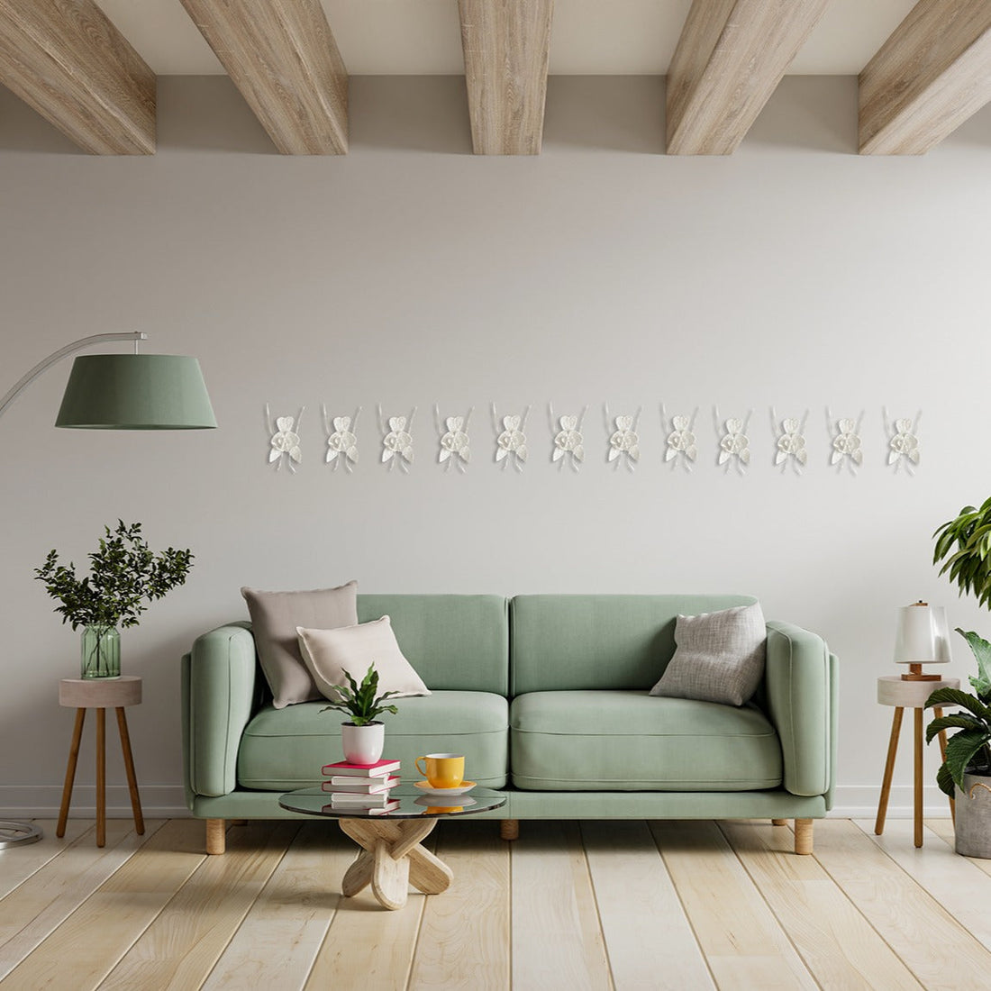 Orchidee muur decoratie