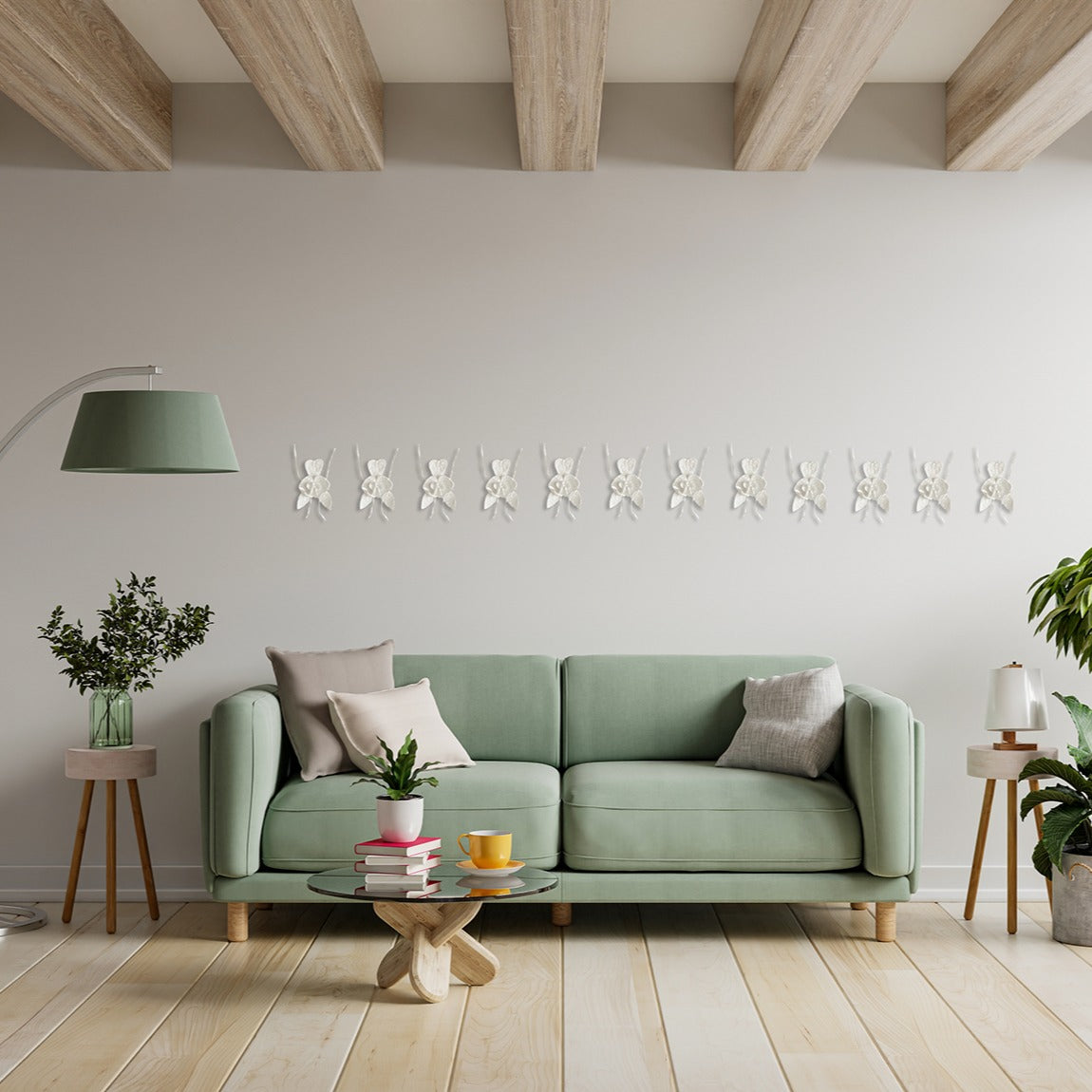 Orchidee muur decoratie