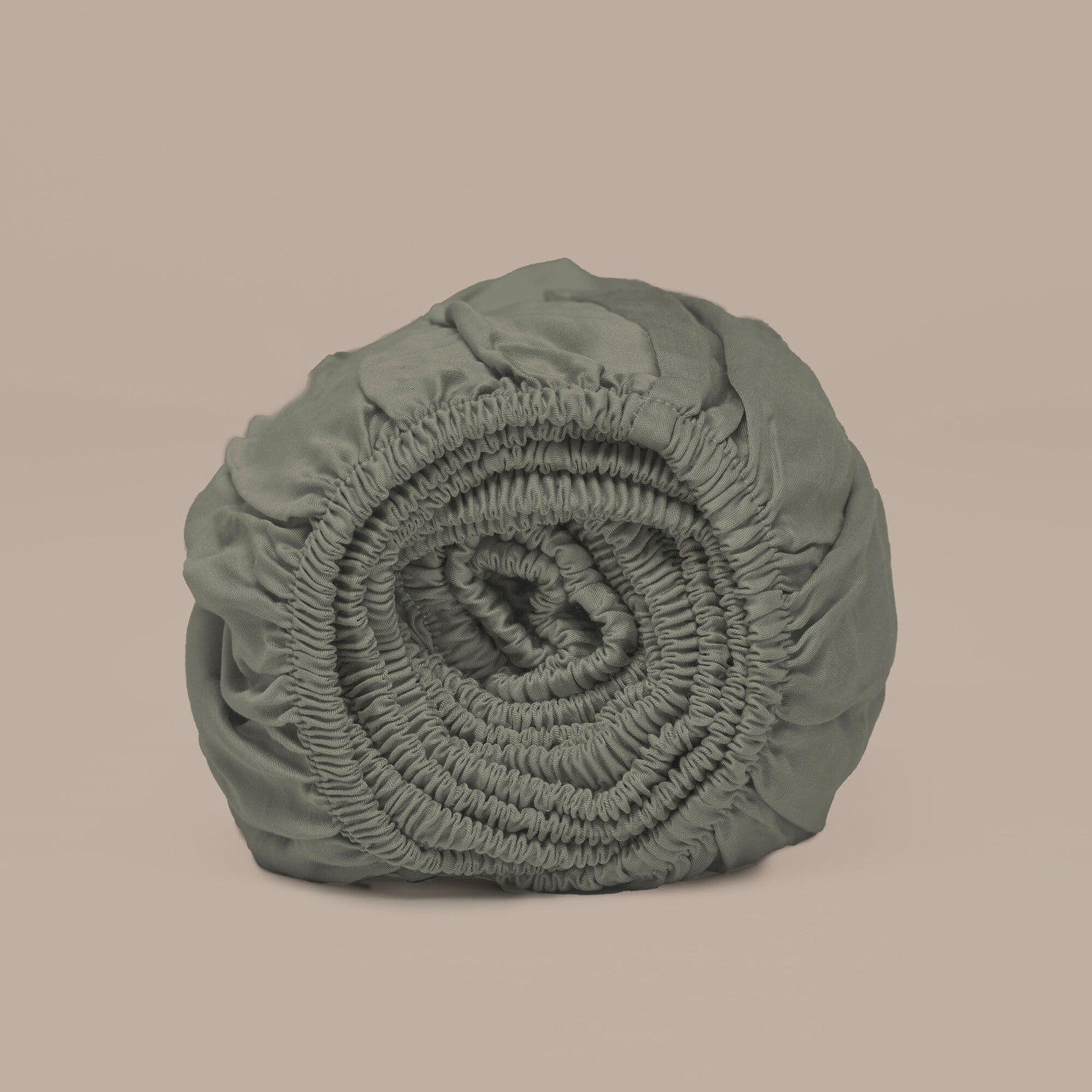 Bamboe hoeslaken olijfgroen