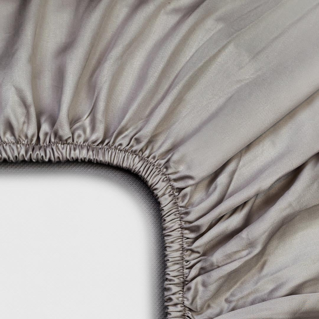 Tencel hoeslaken taupe