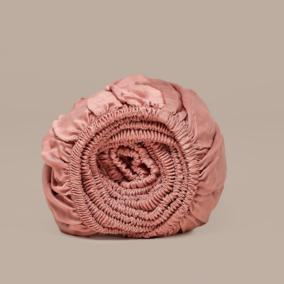 Tencel hoeslaken terra roze