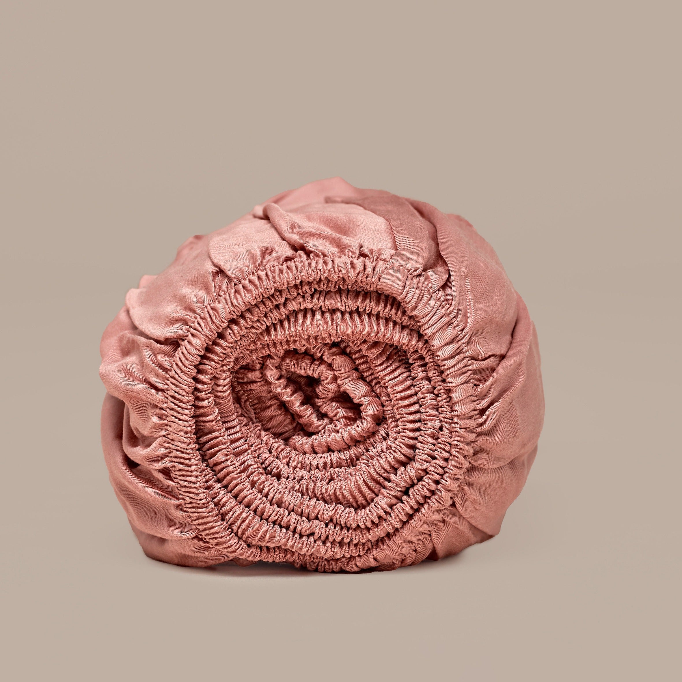 Tencel hoeslaken terra roze