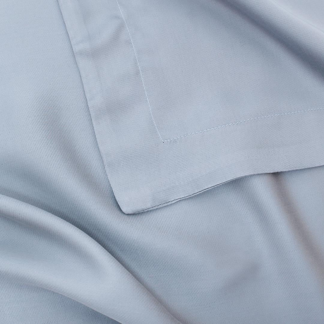 Tencel kussensloop grijsblauw