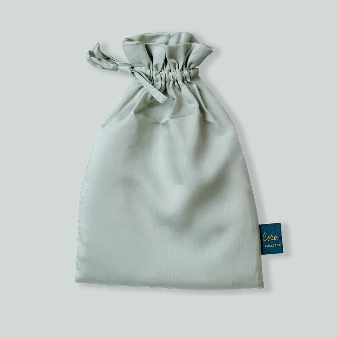 Tencel kussensloop grijsgroen