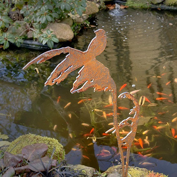 Rietstengel Cortenstaal 90 cm