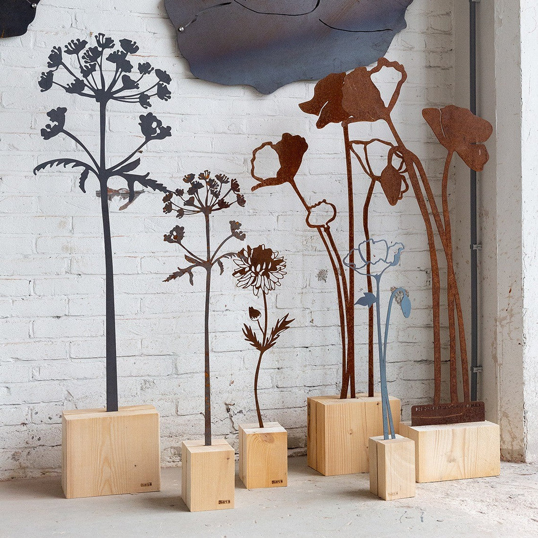 Poppy A Corten staal 70cm