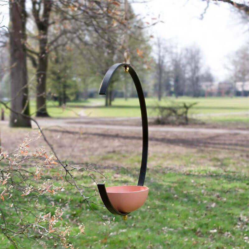 Milla - hangend vogelbad & voederschaal