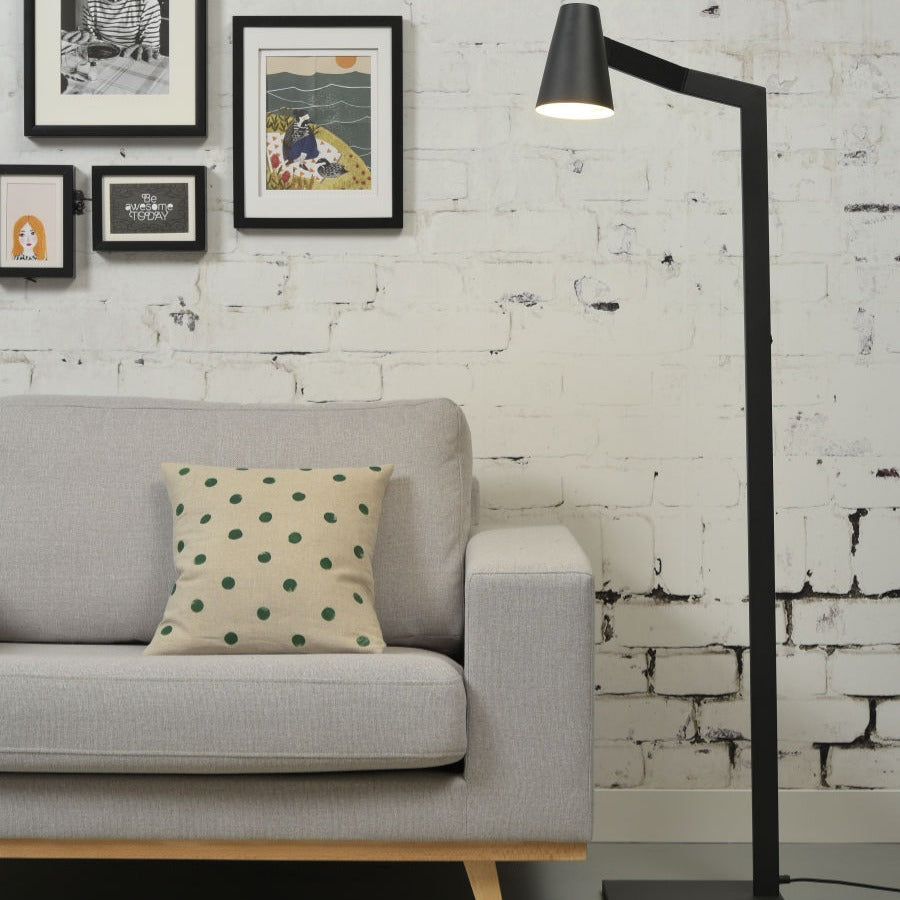 Biarritz - vloerlamp - zwart