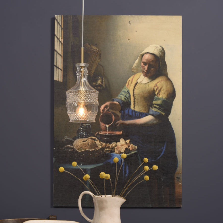 BRUSSELS - hanglamp - transparant - goud