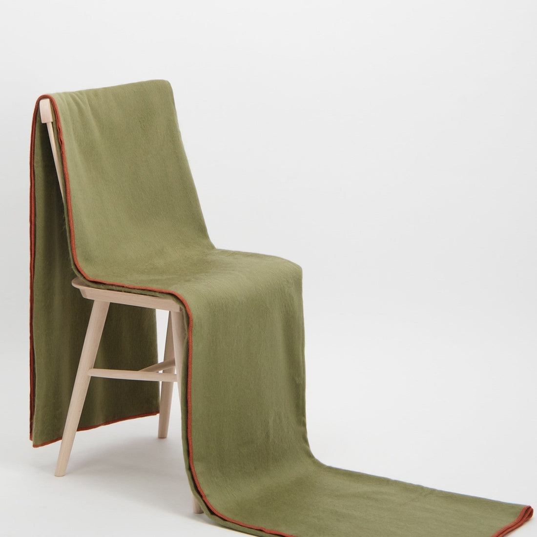 Plaid Stitched Cigar Brown/Terracotta