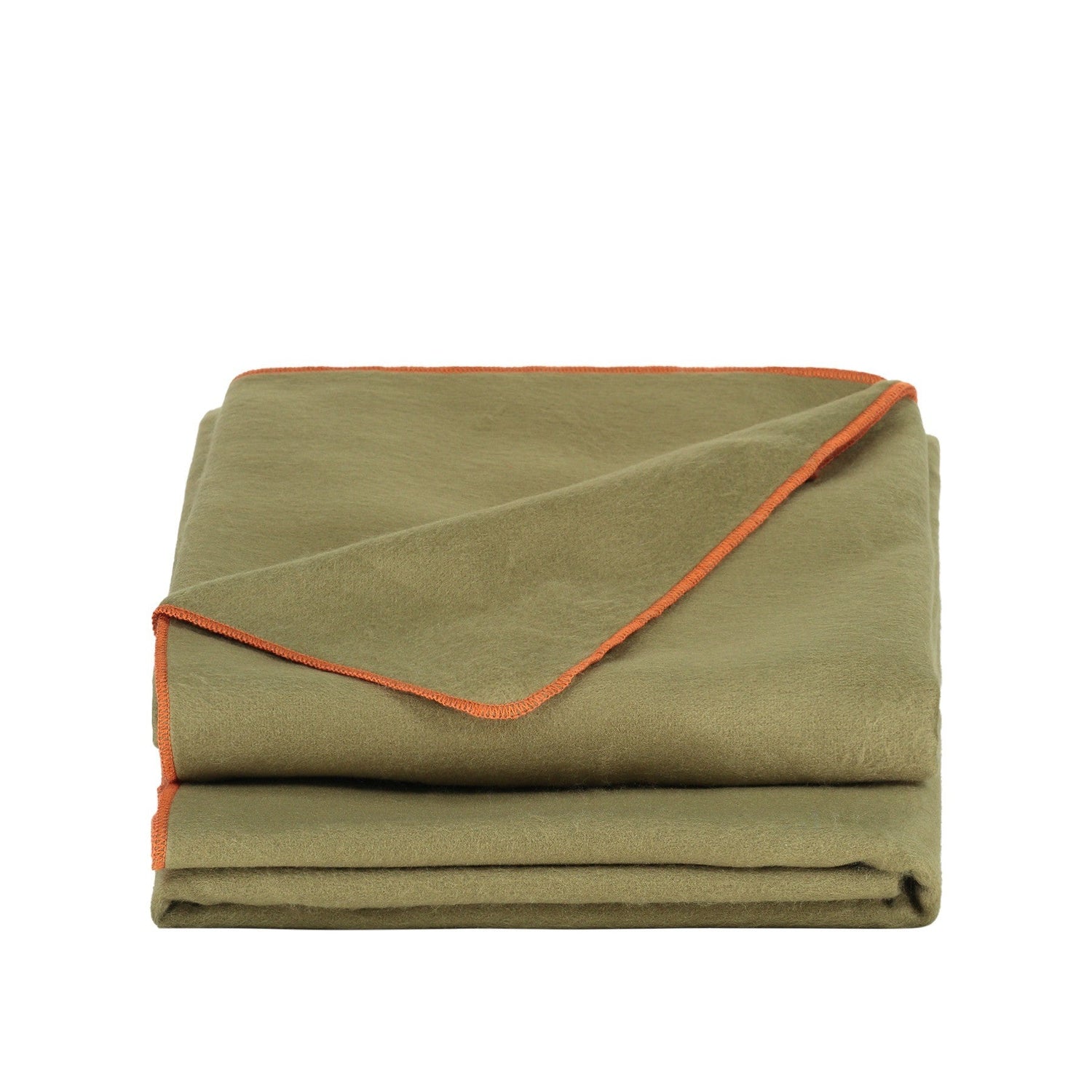 Plaid Stitched Cigar Brown/Terracotta