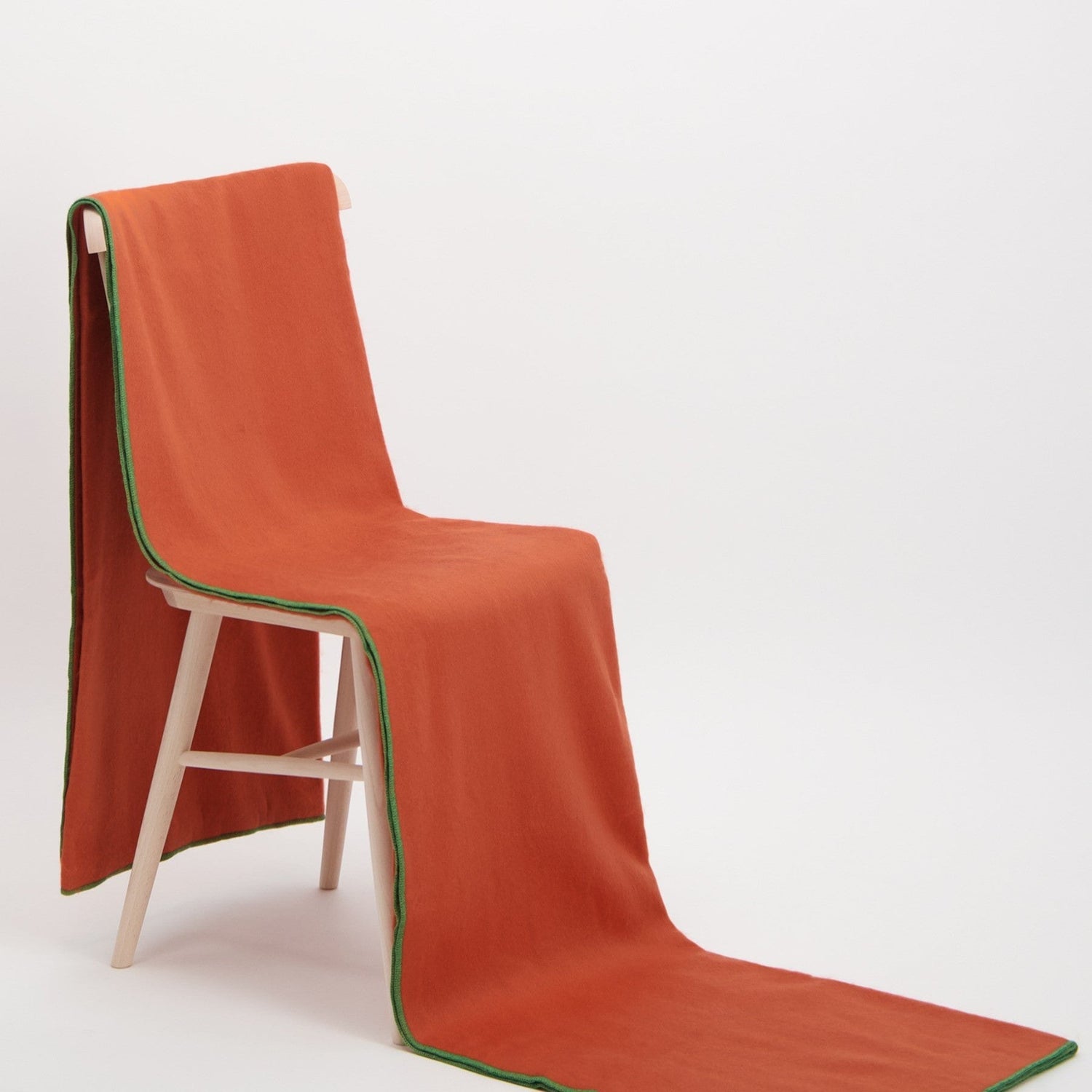 Plaid Stitched Terracotta/Green