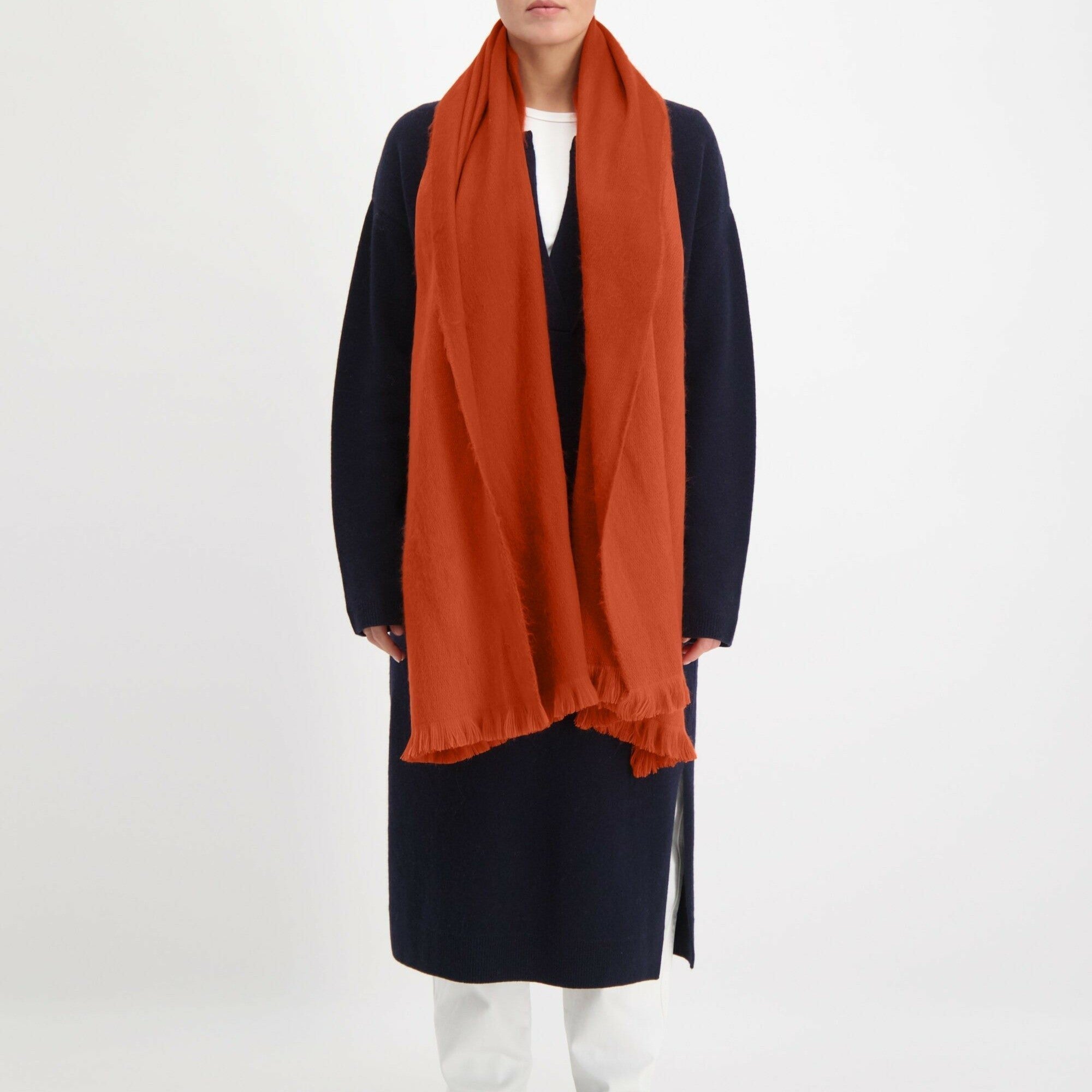 Scarf Brick Red
