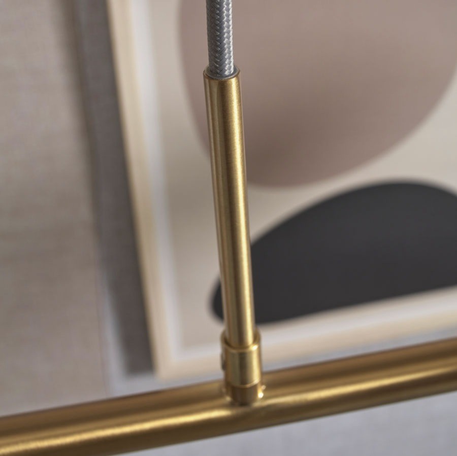 Carrara - hanglamp - marmerprint - goud