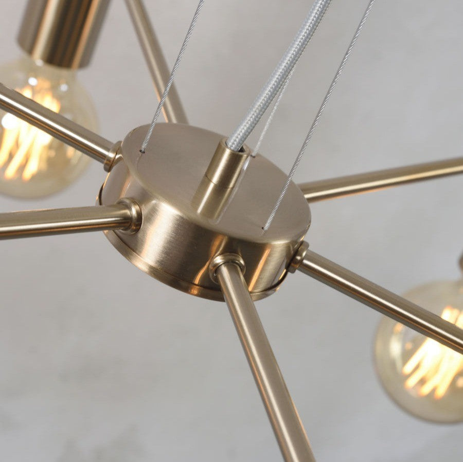 Cannes - hanglamp - ijzer - goud