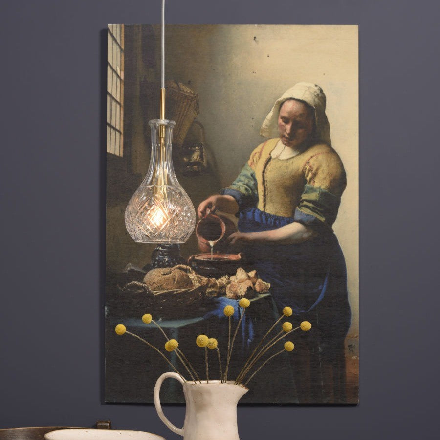 BRUSSELS - hanglamp - transparant - goud