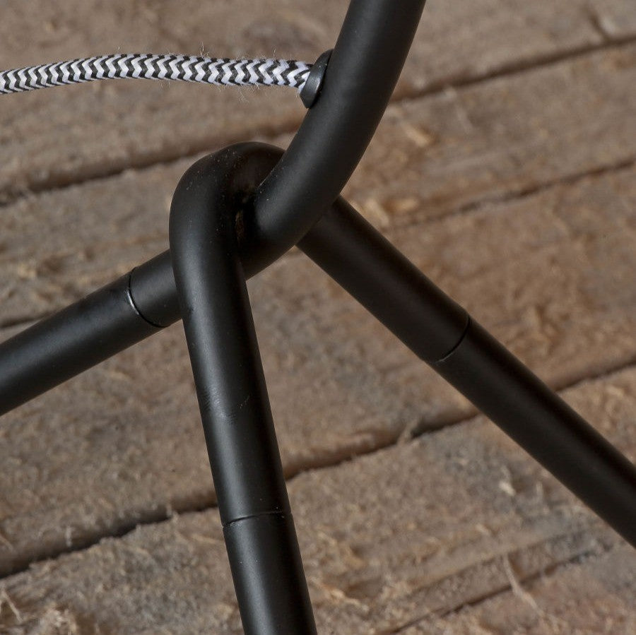 Barcelona - vloerlamp - ijzer - zwart