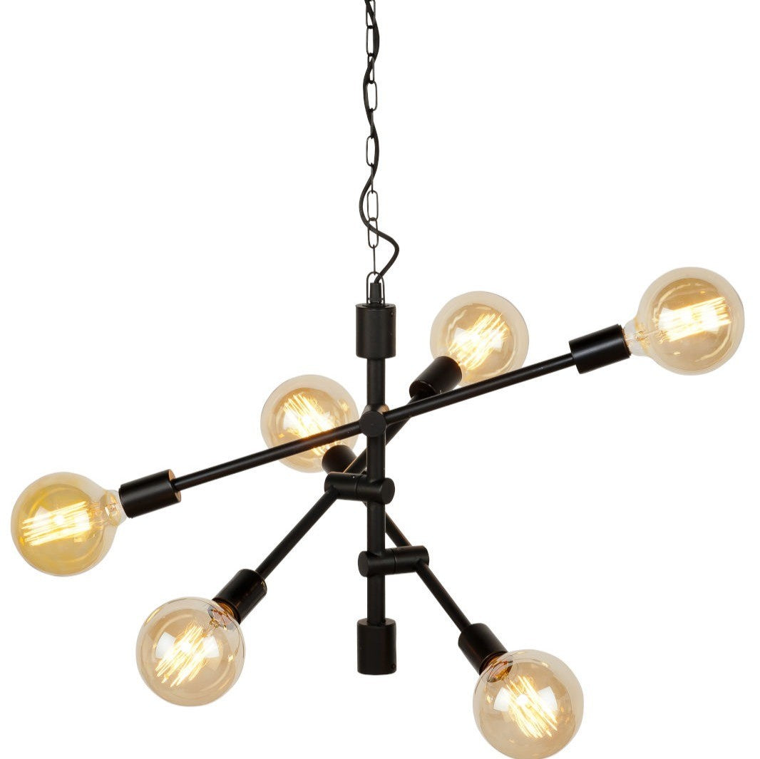 Nashville - hanglamp - ijzer - zwart