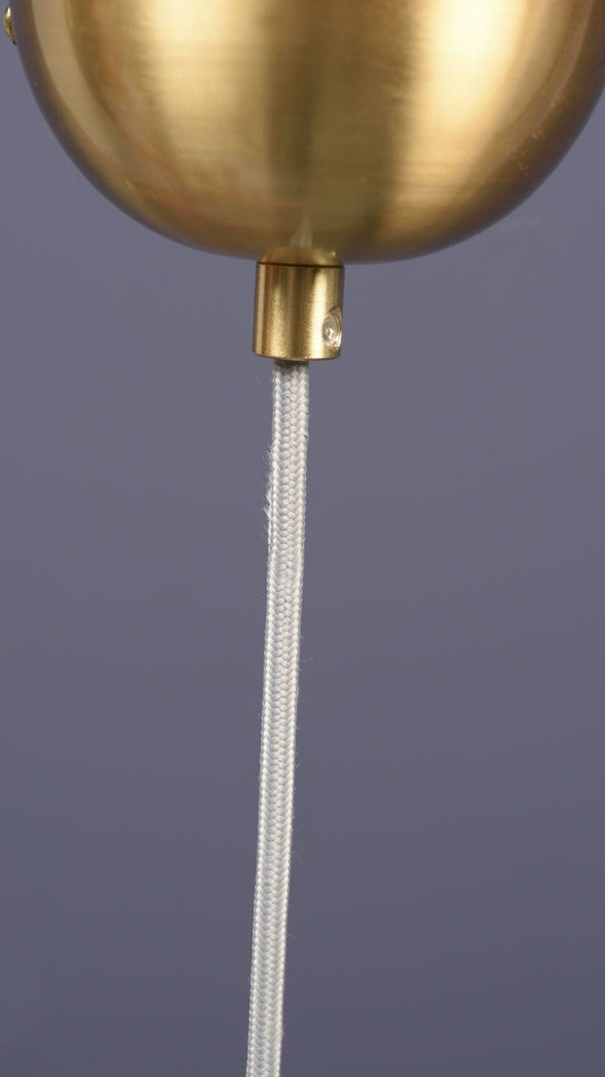 BRUSSELS - hanglamp - transparant - goud