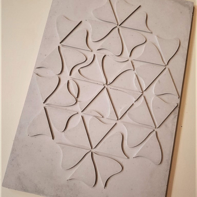 Betonnen Design Paneel Concrete Curls