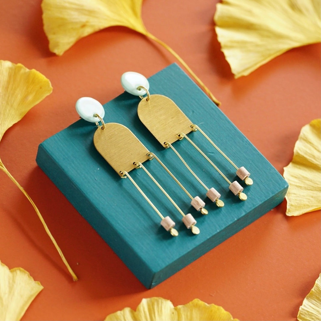 porseleinen oorbellen L&