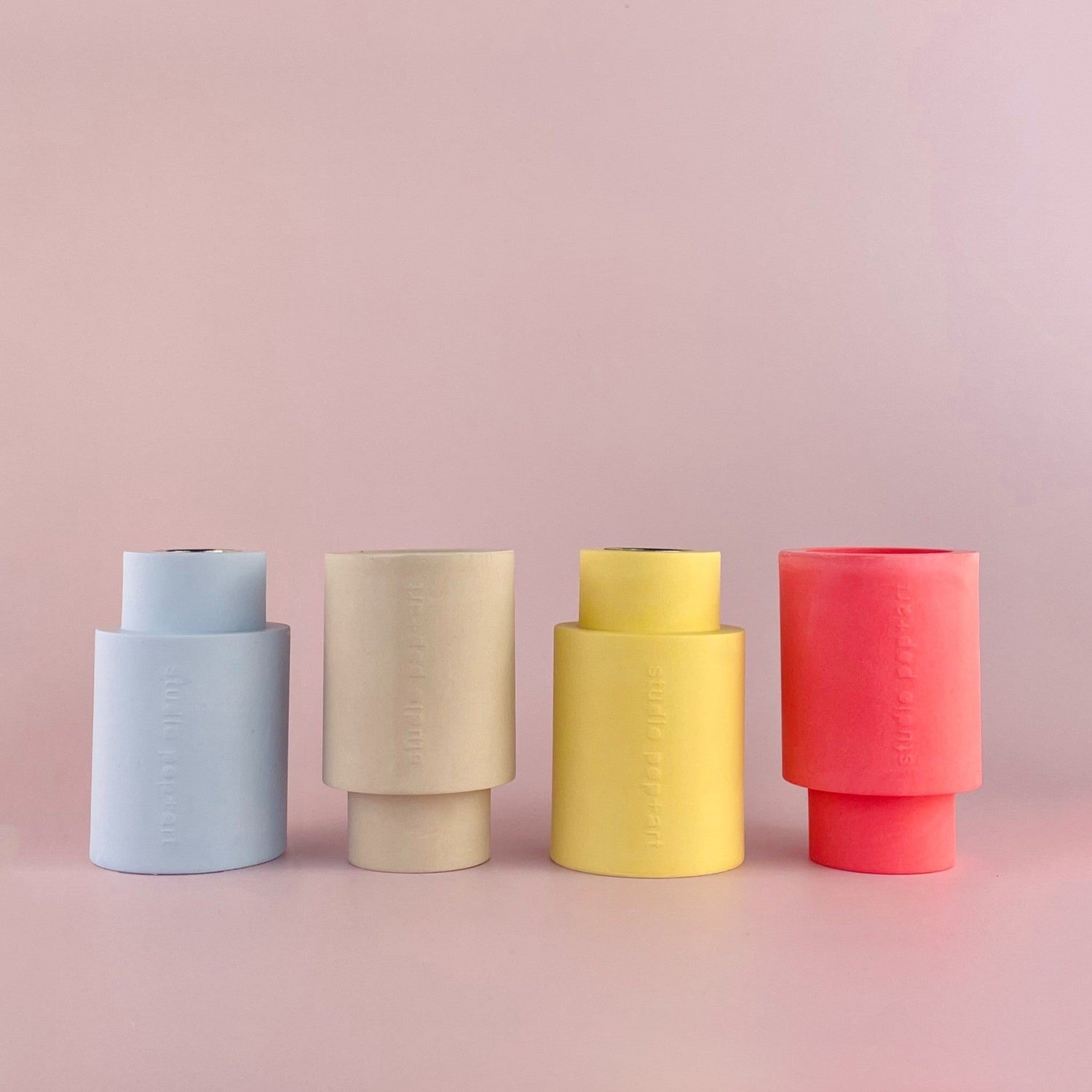 DUO kandelaar Jesmonite