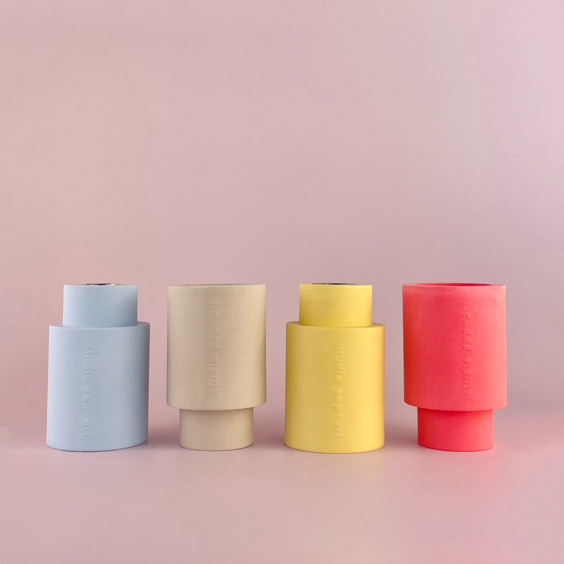 DUO kandelaar Jesmonite