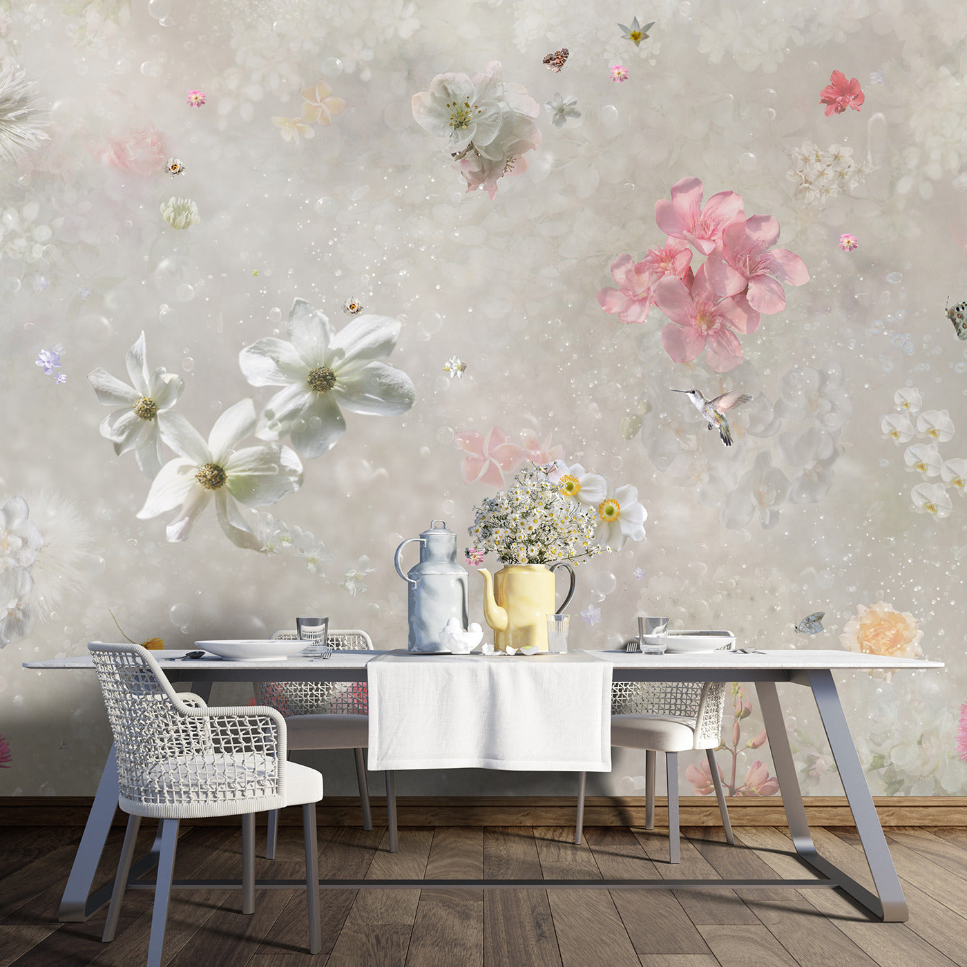 Behang Peaches &amp; Cream I Airtex