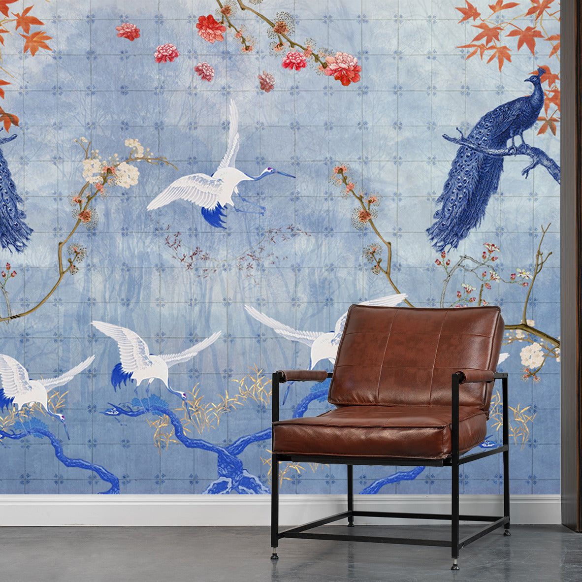 Behang Delft Blue I Airtex