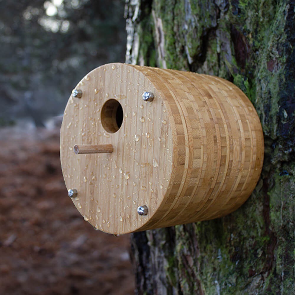 Bamboe Vogelhuisje Fly Inn - Wand model