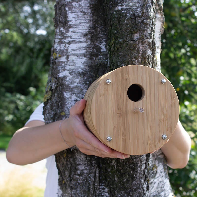 Bamboe Vogelhuisje Fly Inn - Wand model