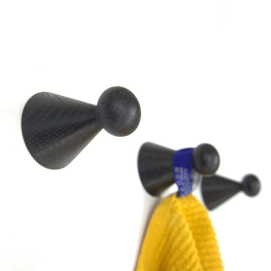 3 stuks eikenhouten kapstokhaken SNOOP