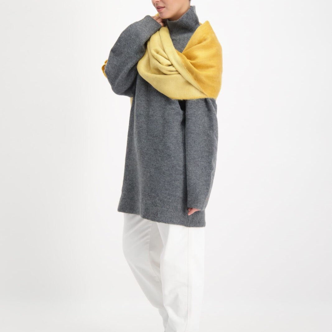 Double Scarf Ocher / Natural