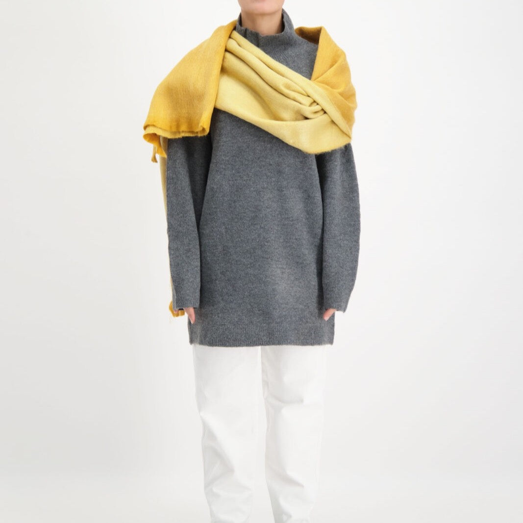 Double Scarf Ocher / Natural
