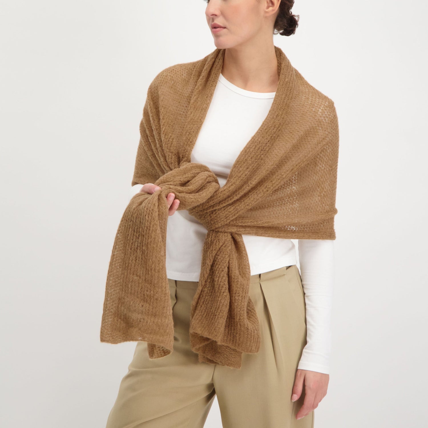 Knitted Scarf Sand