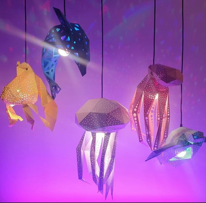 Giant Sea Turtle Origami Lamp