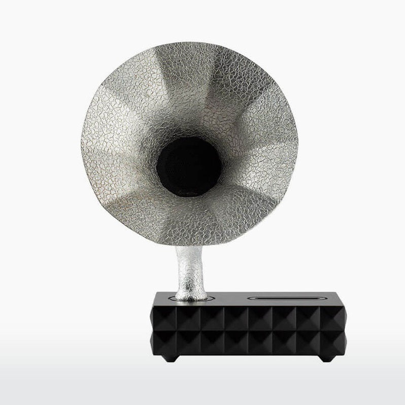 Akoestische Smartphone Versterker – Solid Silver