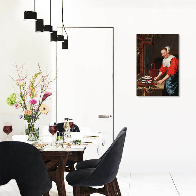 Arty-Shock Life is short. Eat the cake. - Small - 60 x 90 cm